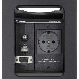 Extron cable cubby 300 - قاب ماژول کانکتور رومیزی