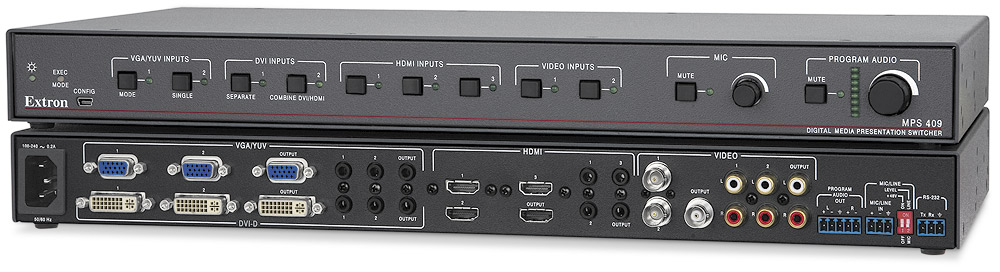 Extron digital media presentation switcher - سوییچ تصویر بین دو ورودی در چند فرمت