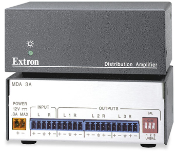 Exteron Distribution Amplifier - تقویت کننده صوتی با سه خروجی