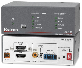 Exteron HAE100 - جدا کننده صدا و تصویر از کابل HDMI